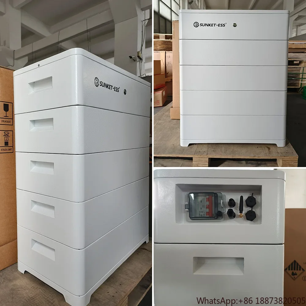 All in one inverter and Battery LiFePO4 lithium battery 48v 20kw 10kwh Stacked Module Energy Storage Akku Batterie Solar