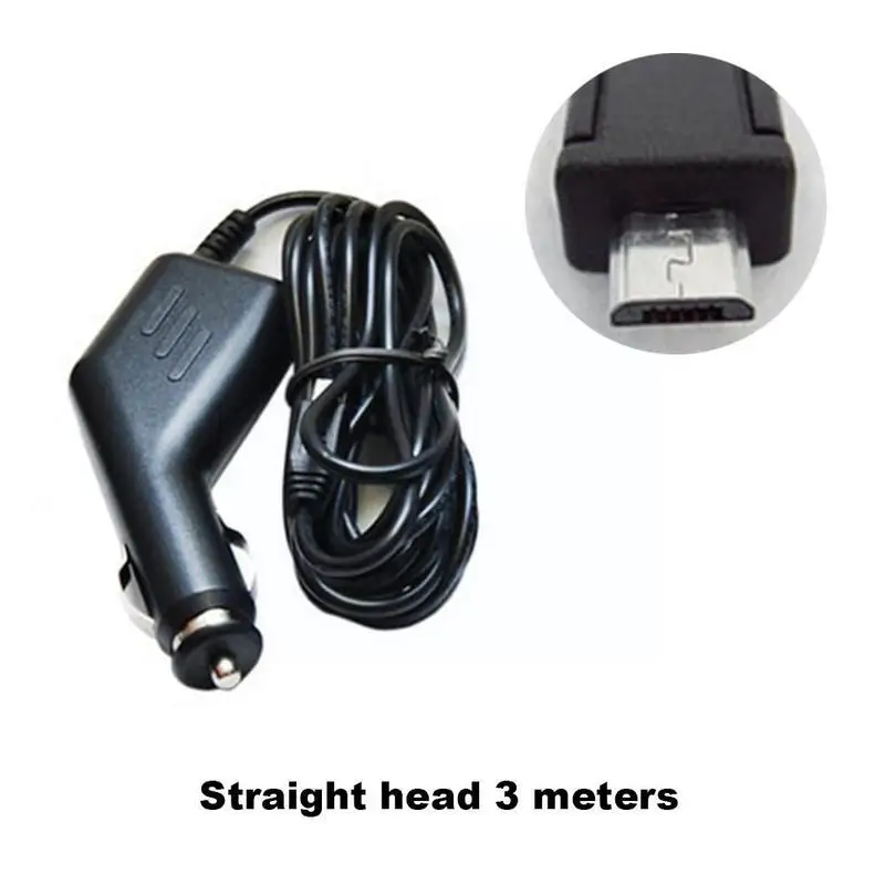 5v 1a Car Mini Usb Video Recorder Curved Car Charger Port For Auto Dvr Camera Gps Video Recorder Black Color Y4n4