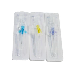 Disposable Butterfly Type IV Cannula Intravenous Injection Catheter with Wings 22G 24G 26G Veterinary Instruments