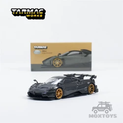 Tarmac Works 1:64 Pagani Imola Grigio Knockhill Black Diecast Model Car