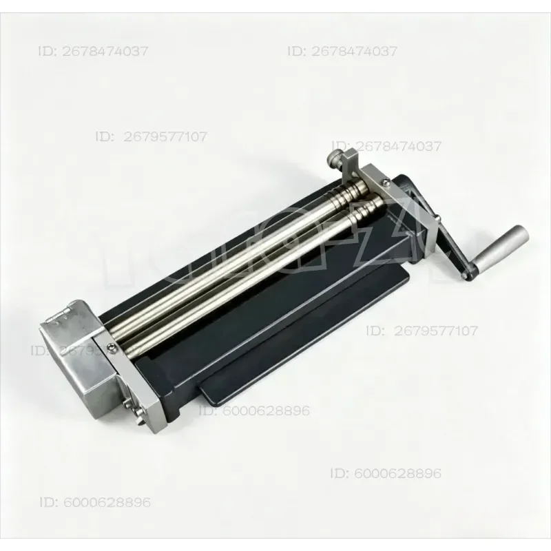 Manual Small Plate Rolling Machine Hand Crank Sheet Metal Roller Round Bending Edge Folding Bender For Metal Working