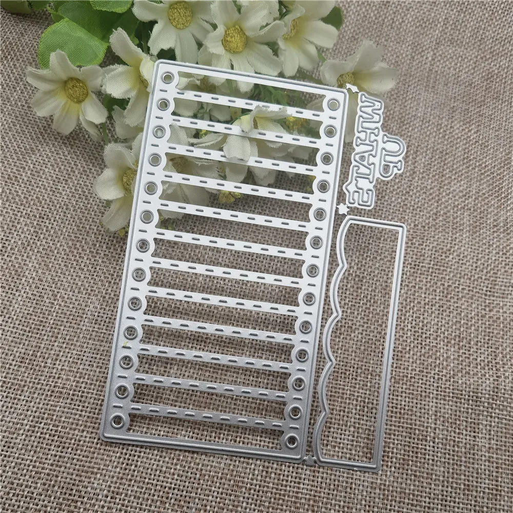 Curtain Blinds Folding Metal Cutting Dies Decorative Scrapbooking Steel Craft Die Cut Embossing Paper Cards Stencils