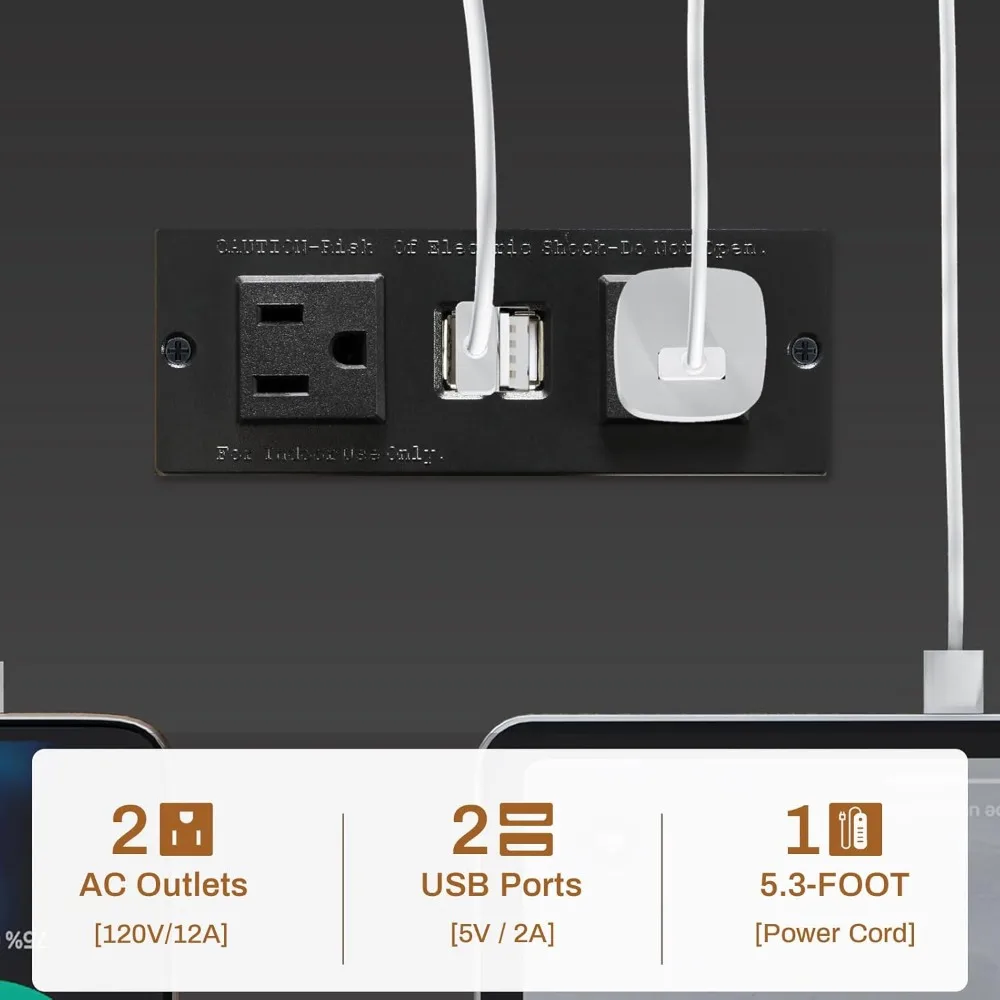 طاولة ألعاب على شكل حرف L، مكتب كمبيوتر قابل للعكس مقاس 63 بوصة مع مقبس طاقة ورف تخزين، طاولة ألعاب زاوية مع LED Li