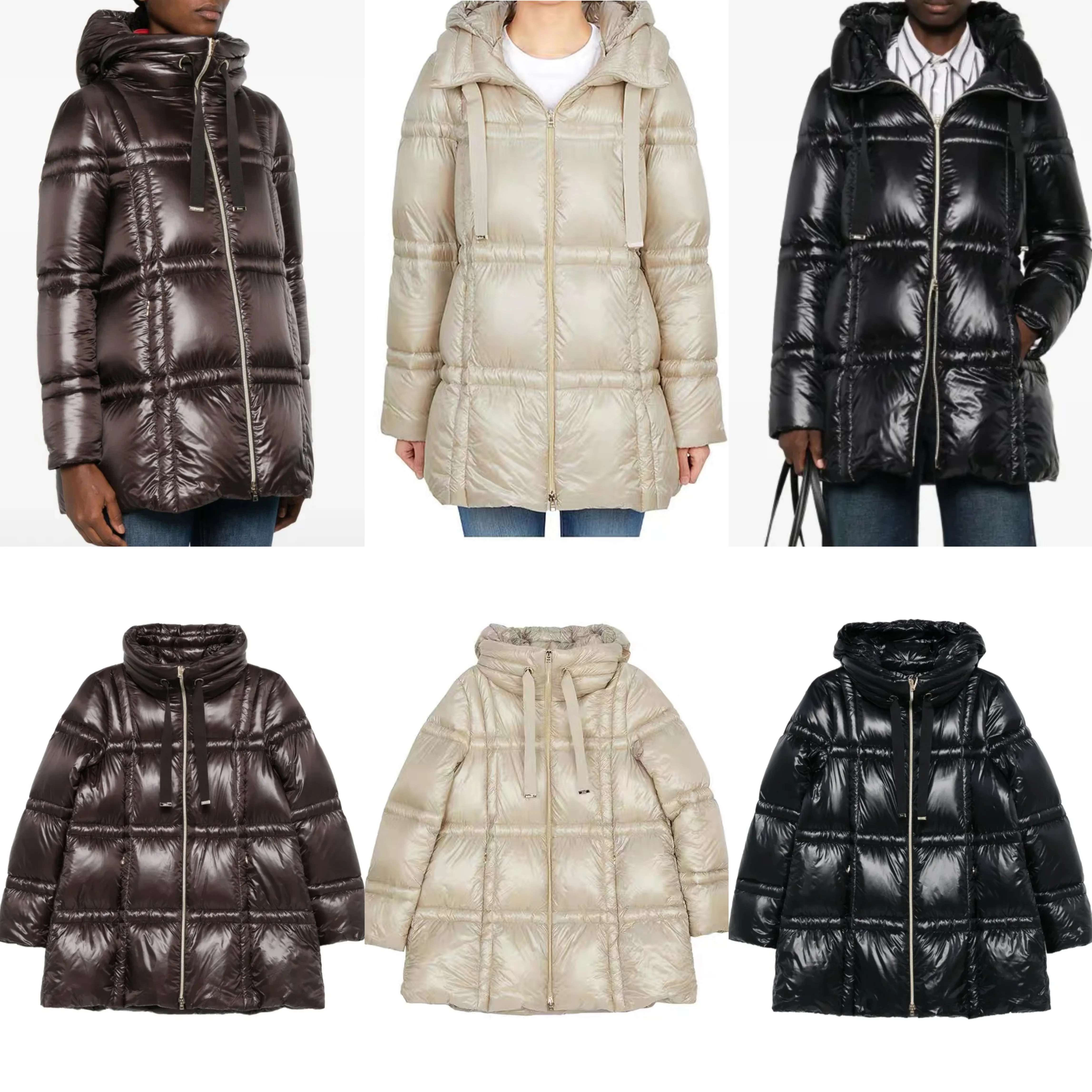 2025H نمط جديد سستة الياقة المدورة هوديي الرباط سترة أنيقة للتنقل سترة طويلة أسفل #1