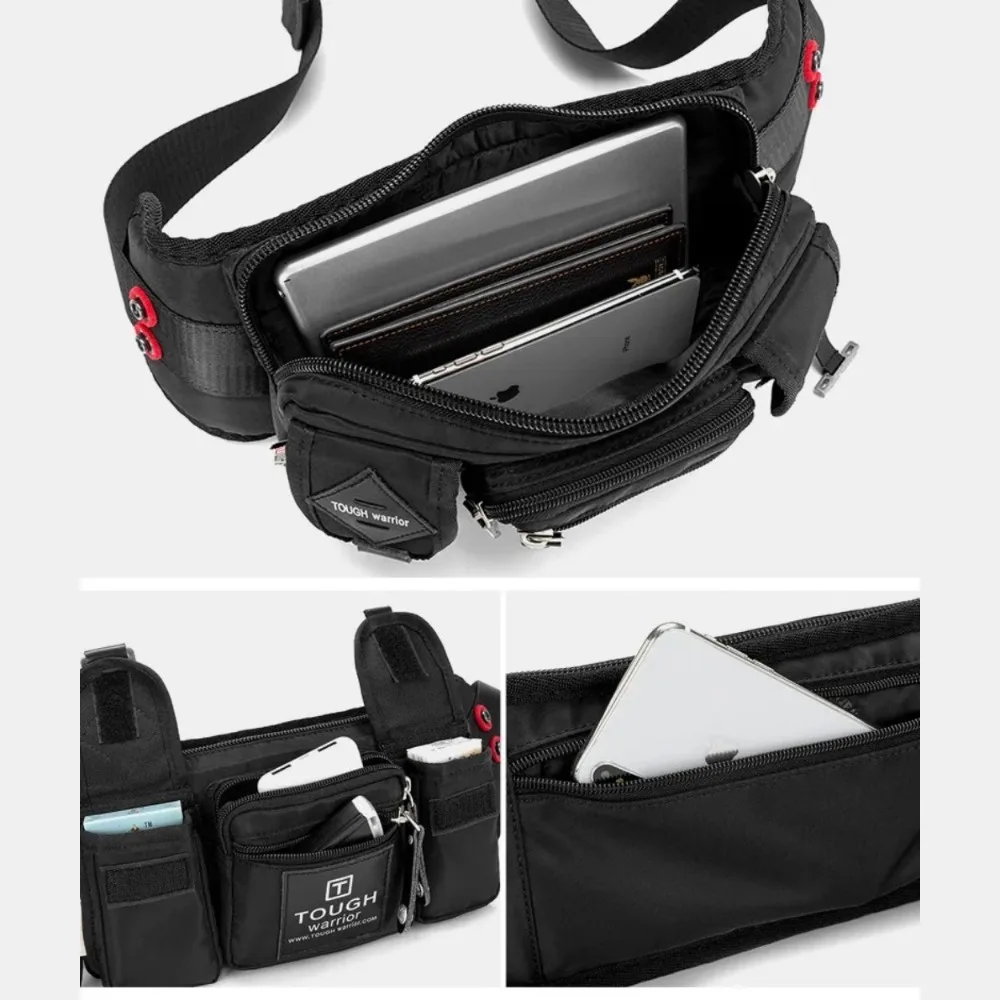 Men's Waist Bag Multifunctional Oxford 5