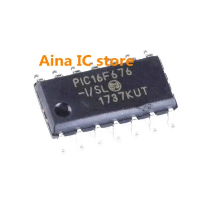 Sop14 PIC16F676-I slチップ16f676-isl、16f676、16f676、新品、ロットあたり10個