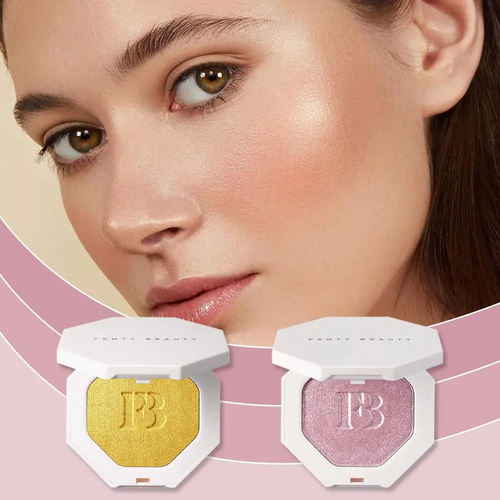 Puder rozświetlający 3D monochromatyczny 8g, rozświetlacz, marka własna, monochromatyczny, trójwymiarowy, rozjaśniający, naturalny makijaż twarzy.