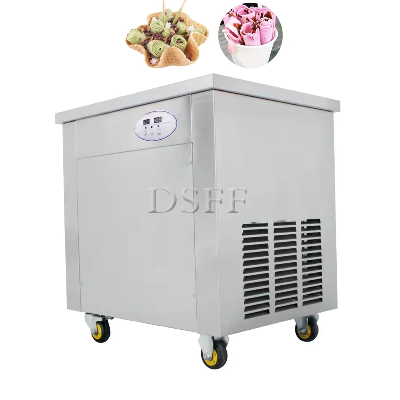 

2024 New Roasted Yogurt Machine Commercial Durable Ice Cream Roll Forming Machine