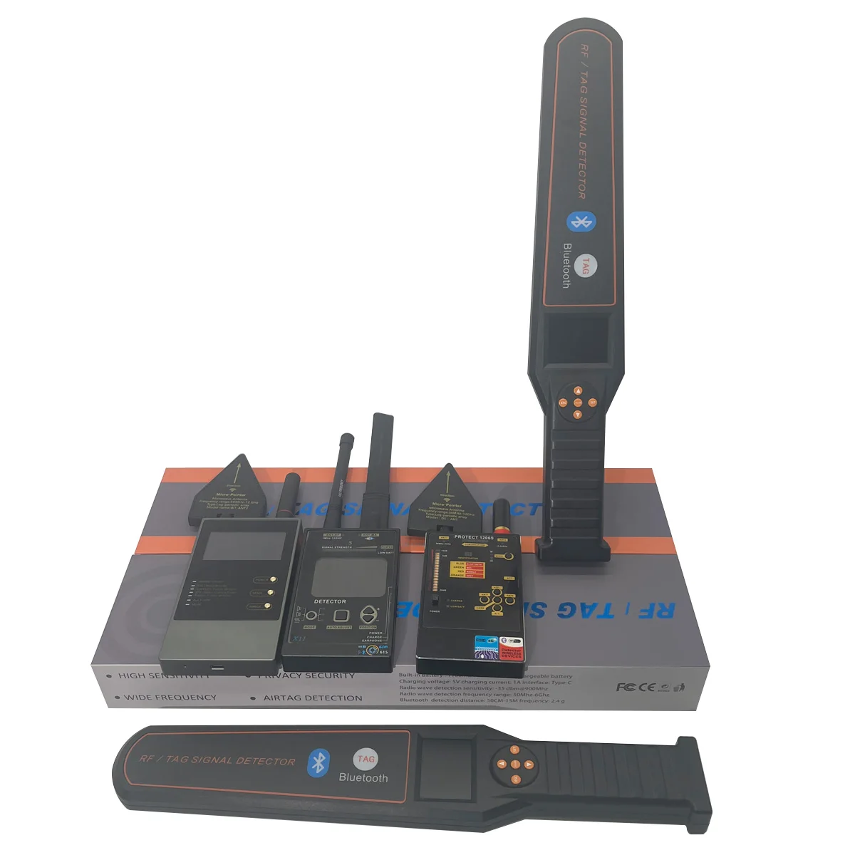 كاشف التسجيل التلقائي مع شريحة ذكية APP لجهاز تعقب GPS وكاميرا خفية ومكتشف الأخطاء ومضاد للتجسس وماسح الخصوصية المغناطيسي RF #1