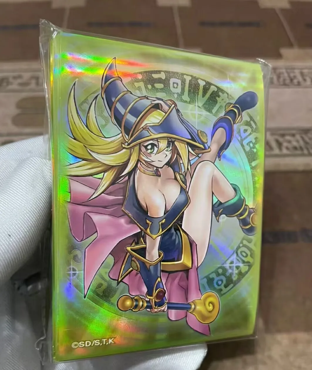 15-個遊戯王コナミデュエルモンスターダークマジシャンガールマジシャンの弟子公式コレクションカードプロテクターデュエリストスリーブ