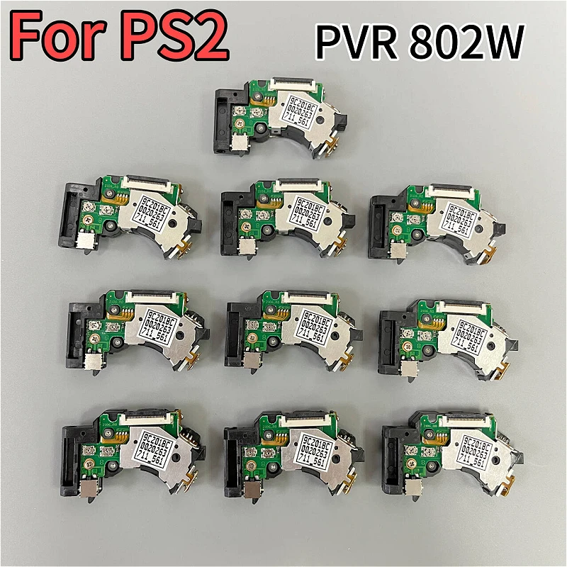 10 шт., высококачественная лазерная линза PVR-802W PVR 802W PVR802W для 2 PS2 SlimConsole PVR 802 W KHS-430, оптическая замена