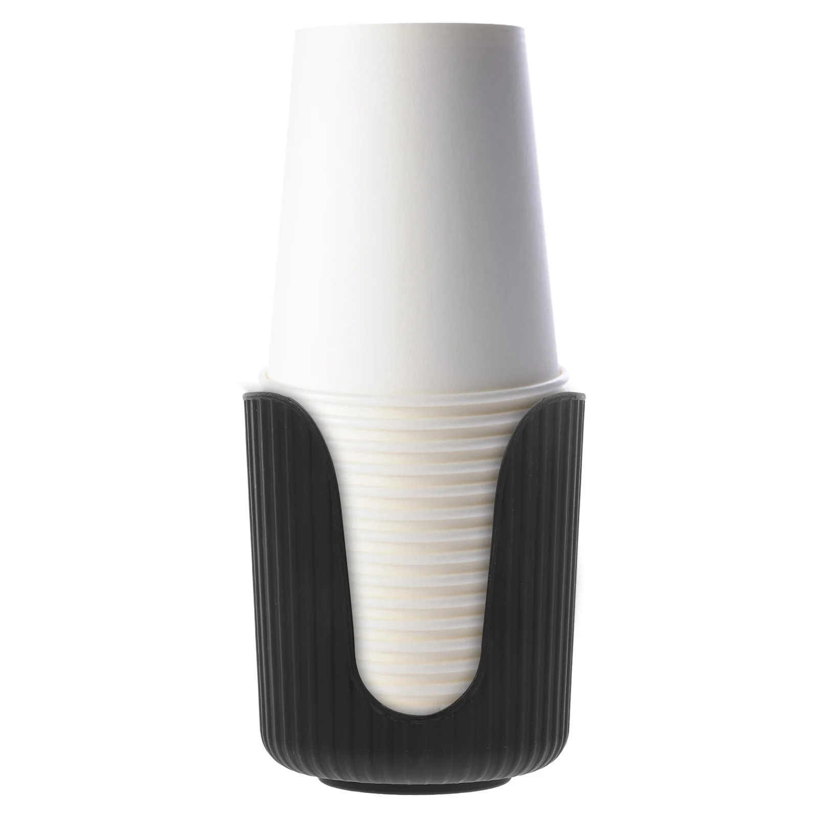 

2Pcs Paper Cup Rack Plastic Holder Desktop Organizer Coffee Station Dispenser Paper Cup Storage Holder for Office Coffee Bar