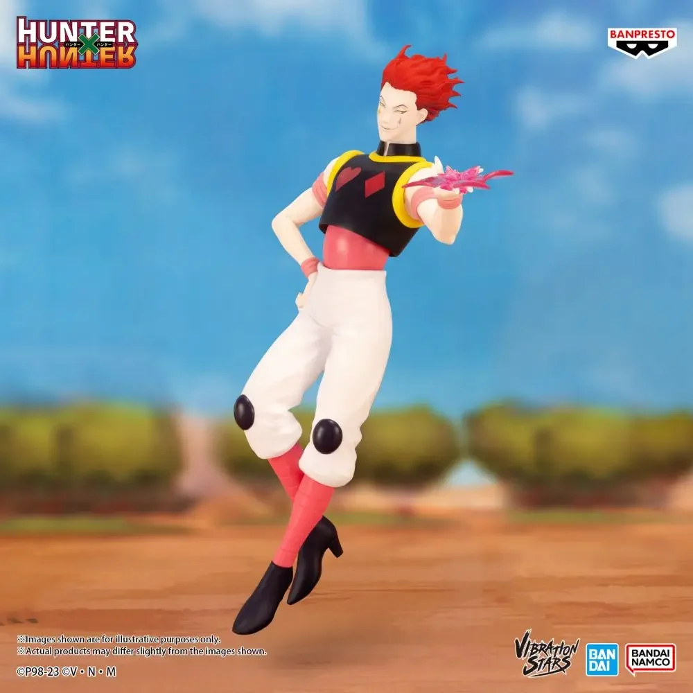 Original BANDAI Banpresto HUNTER HUNTER VIBRATION STARS Hisoka Illumi Zoldyck PVC Anime Figure Action Figures Model Toy