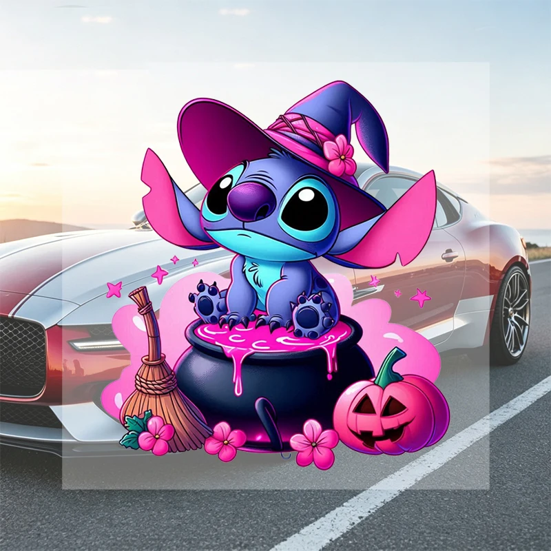 Car Stickers Halloween Playful Vinyl Decal Waterproof Die Cut for Fuel Cap Trunk Door Helmet Auto Decor