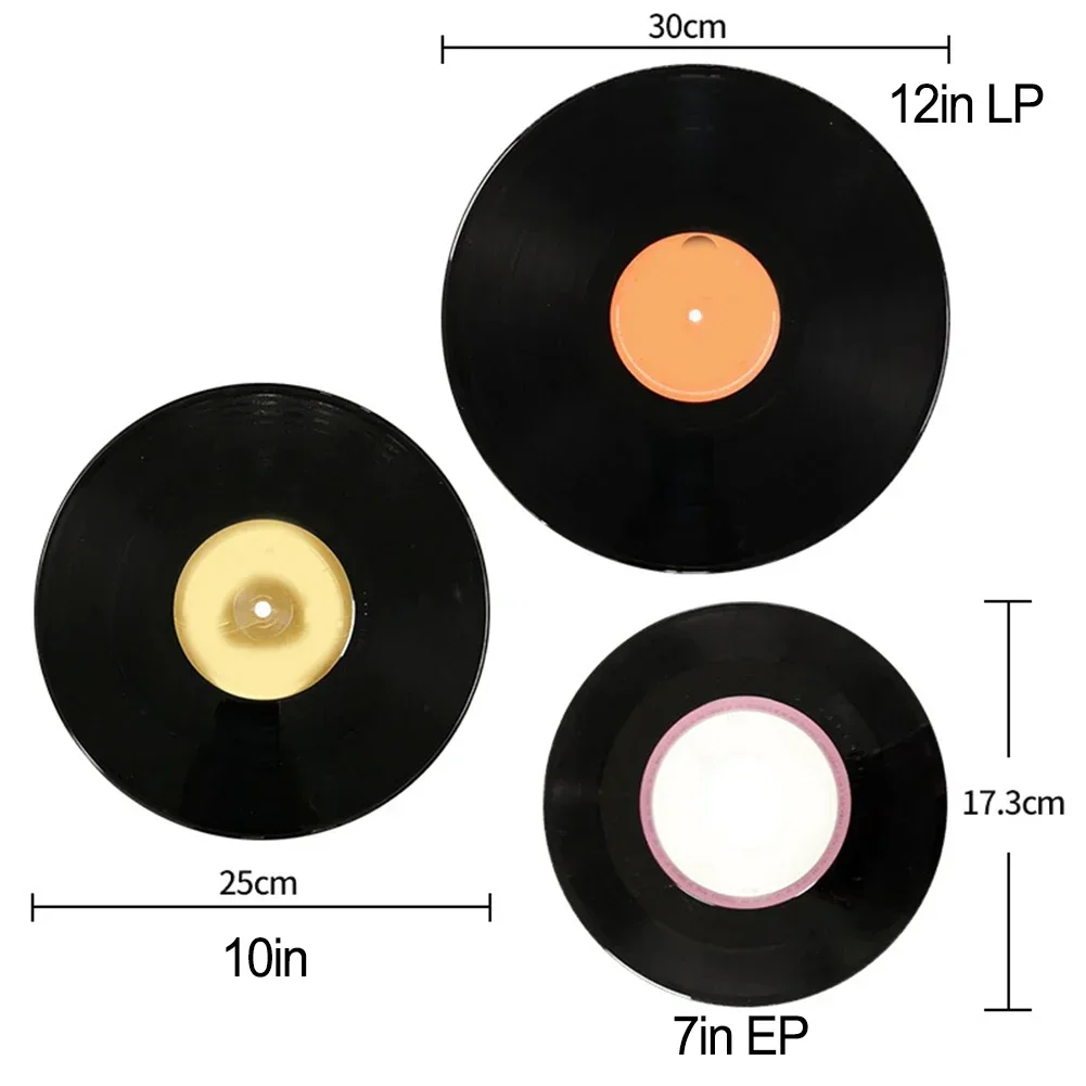 20pcs Outer Vinyl Record Sleeves Covers Adhesive Plastic Record Cover Adhesive Record Bag Record Envelope Mouth Outer Bag