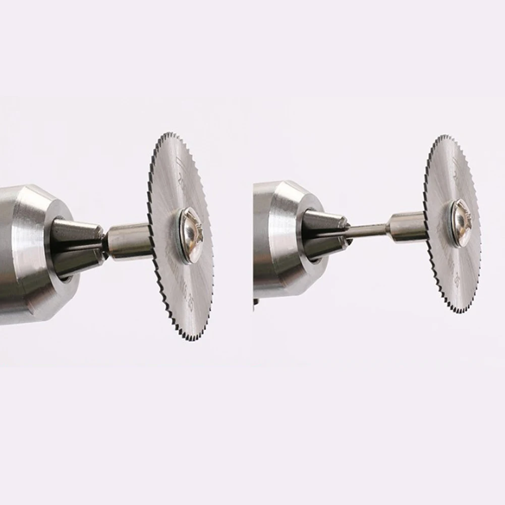 HSS Mini lame per seghe circolari dischi da taglio per legno utensile rotante taglio legno 50/60mm casa fai da te utensili elettrici pezzi di ricambio per la sostituzione