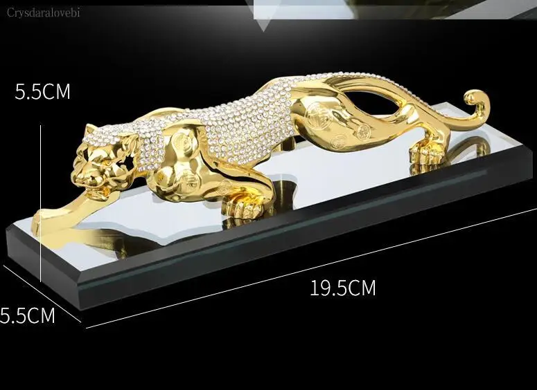 نموذج النمر التقليدي الديكور الثروة النجاح المعادن المنزل مكتب منضدية الحلي اكسسوارات السيارات