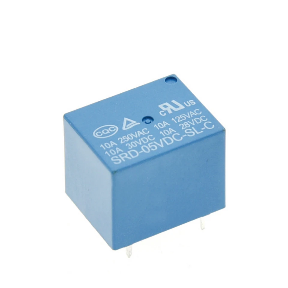 5PCS Relais SRD-05VDC-SL-C SRD-03 05 06 09 12 24 12VDC-SL-C 5PINS 3V 5V 9V 6V 24V 12V Hohe-qualität 10A 250VAC 5 pin – Detail 2