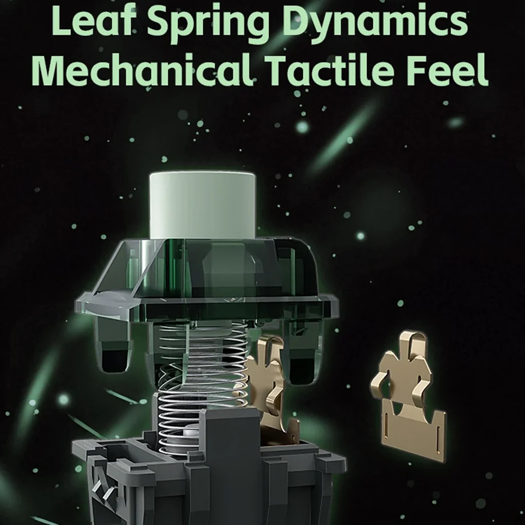 

GATERON Magnetic Jade Emerald Switch Tactile Freely setting pre-travel Hall Sensor Effect Magnetic Keyboard Gaming Switches