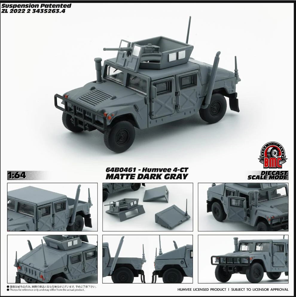 new-2026-bmc-1-64スケール-ハンビー-4-ctサスペンション特許取得済み-軍用車両-ダイキャスト玩具モデル-コレクションギフト