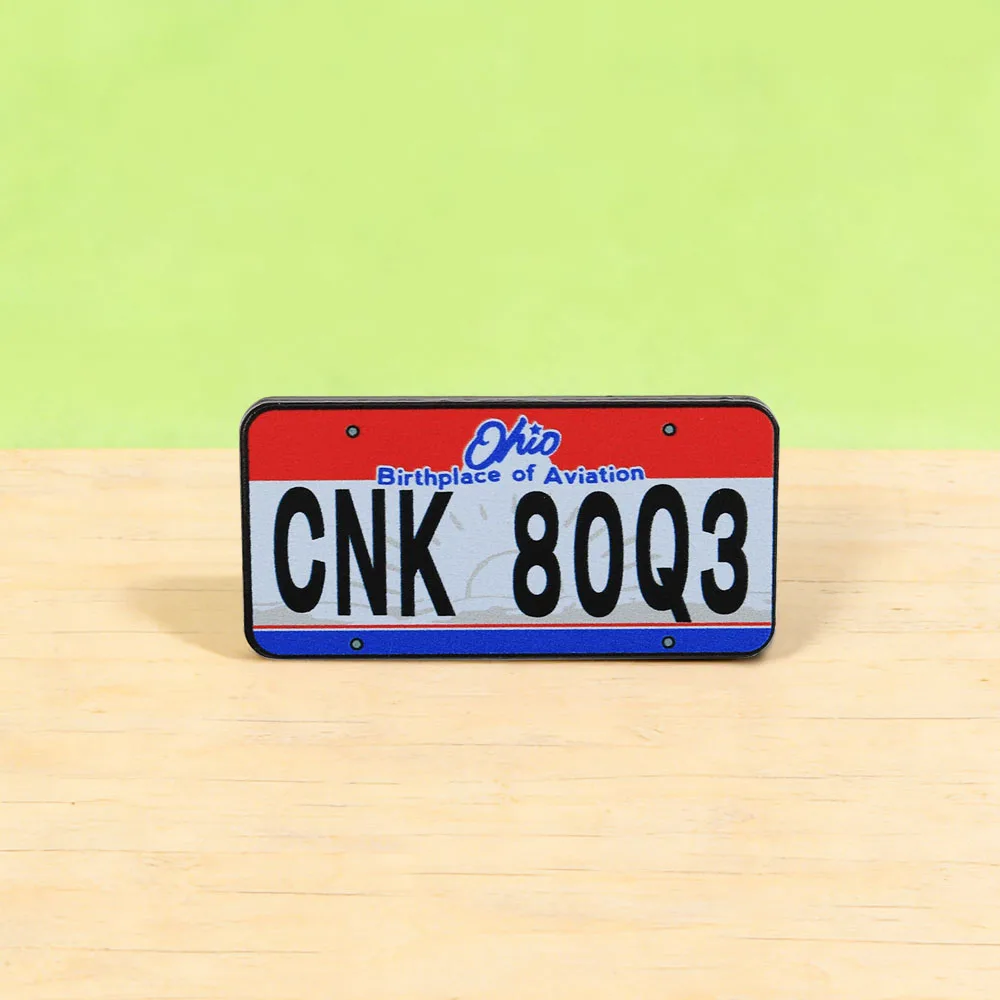 Supernatural Dean Winchester Nummernschild CNK 80Q3 Emaille-Brosche Geburtsort der Luftfahrt Ohio Sammlerabzeichen Einzigartiges Accessoire – Detail 14