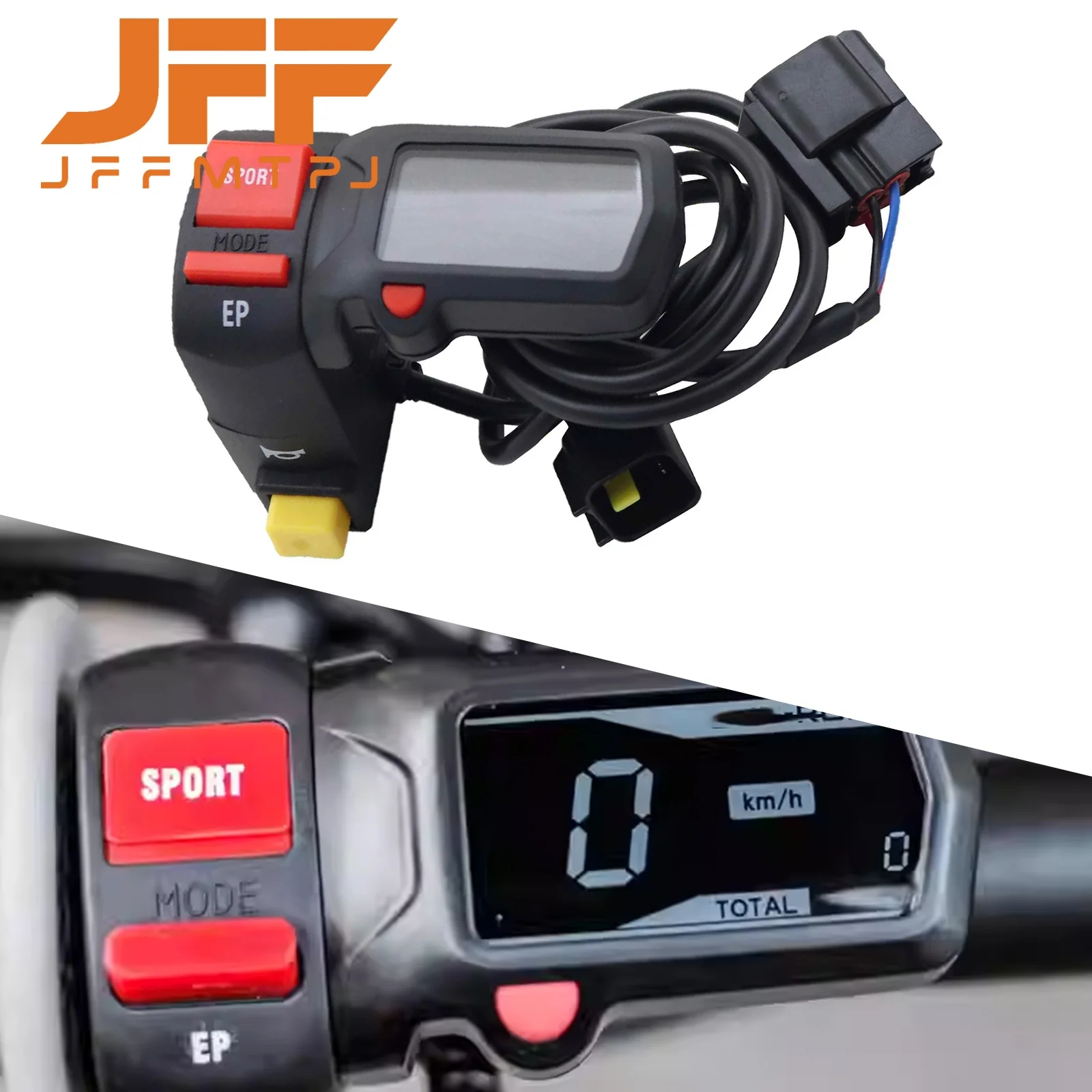 Compteur de vitesse électrique pour Motocross, compteur horaire, ensemble de compteur de vitesse, interrupteur de klaxon, interrupteur de Mode d'alimentation SPORT/EP pour Surron Light Bee S & X