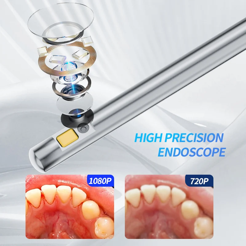 Wireless Intraoral Camera Wifi Dentistry Endoscope Oral Camera with LED Light Used for Oral Inspection Support IOS Android
