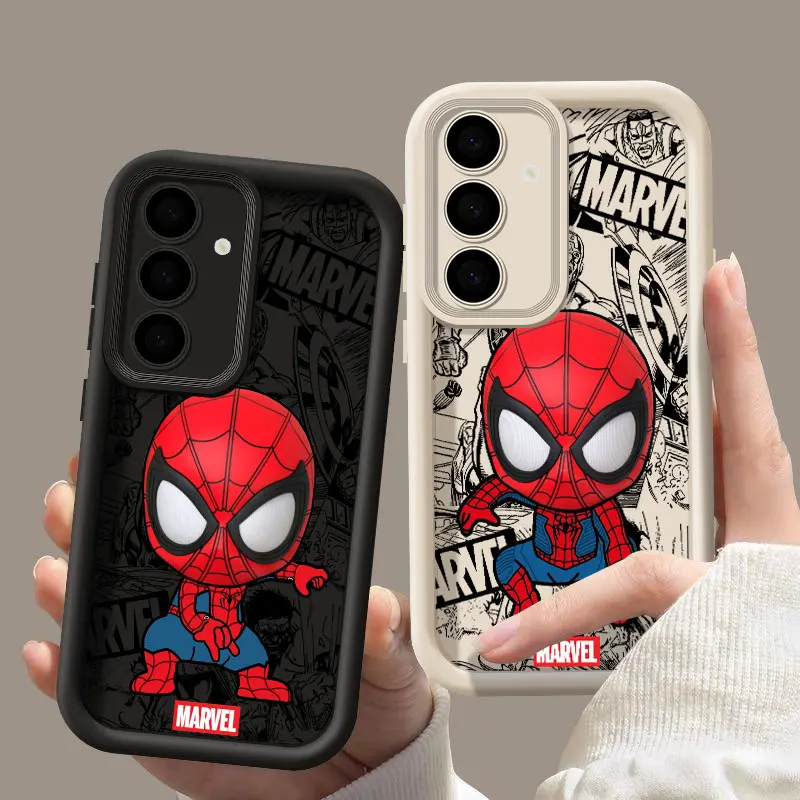 Marvel Spiderman Cute Fundas For Samsung Galaxy S26 S25 S24 S23 S22 Plus S21 Ultra S20 FE Case S26Ultra Silicon Phone Back Cover view 2