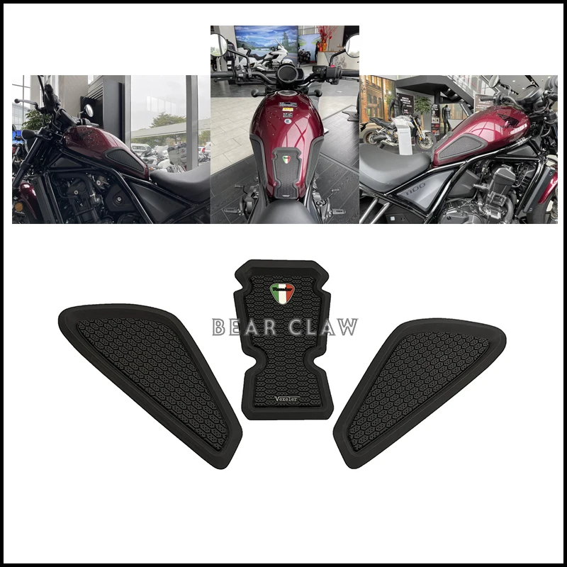 

For Honda CM1100 REBEL 1100 Motorcycle Protector Anti slip Tank Pad Sticker Gas Knee Grip Traction Rubber Side Decals 2021 NEW