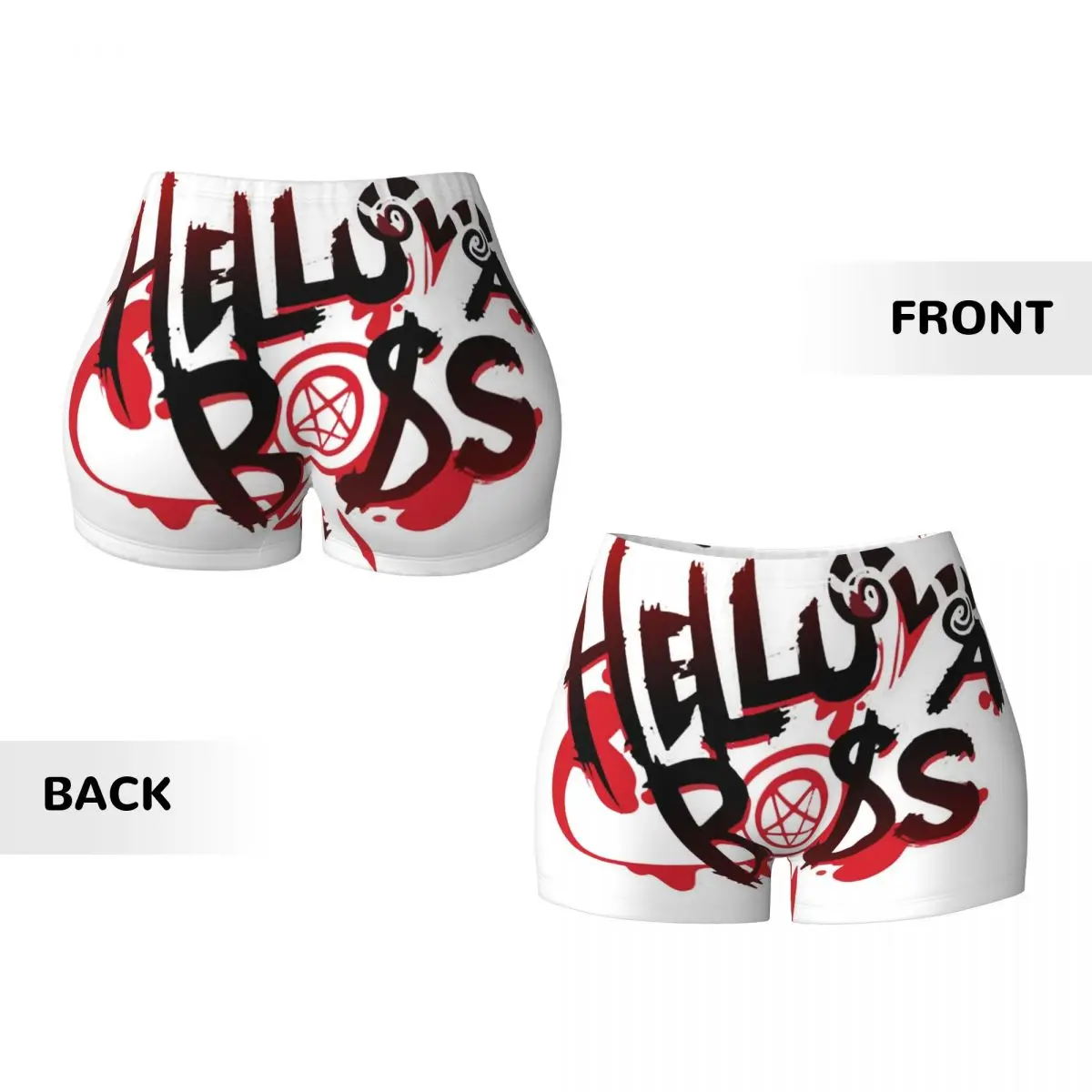 مخصص الرسوم المتحركة أنيمي Helluva Boss تجريب السراويل النسائية رياضة الجري السائق اليوغا السراويل