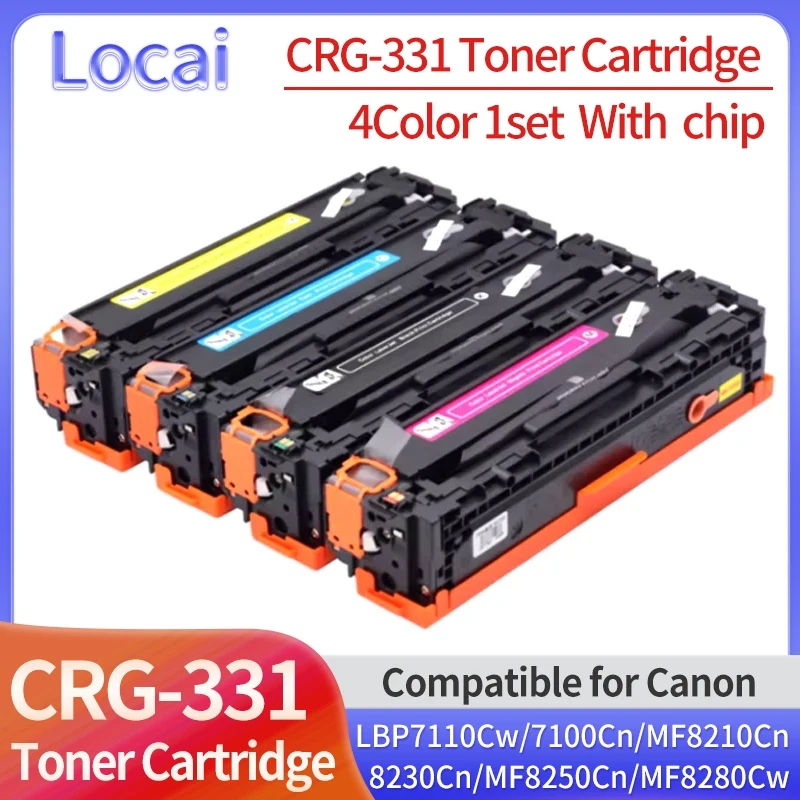 

4Color CRG-331 CRG-731 CRG-131 Compatible Toner Cartridge for Canon LBP 7100 7110 7110CN 7110CW MF8210CN MF8230CN 8250CN 8280CW