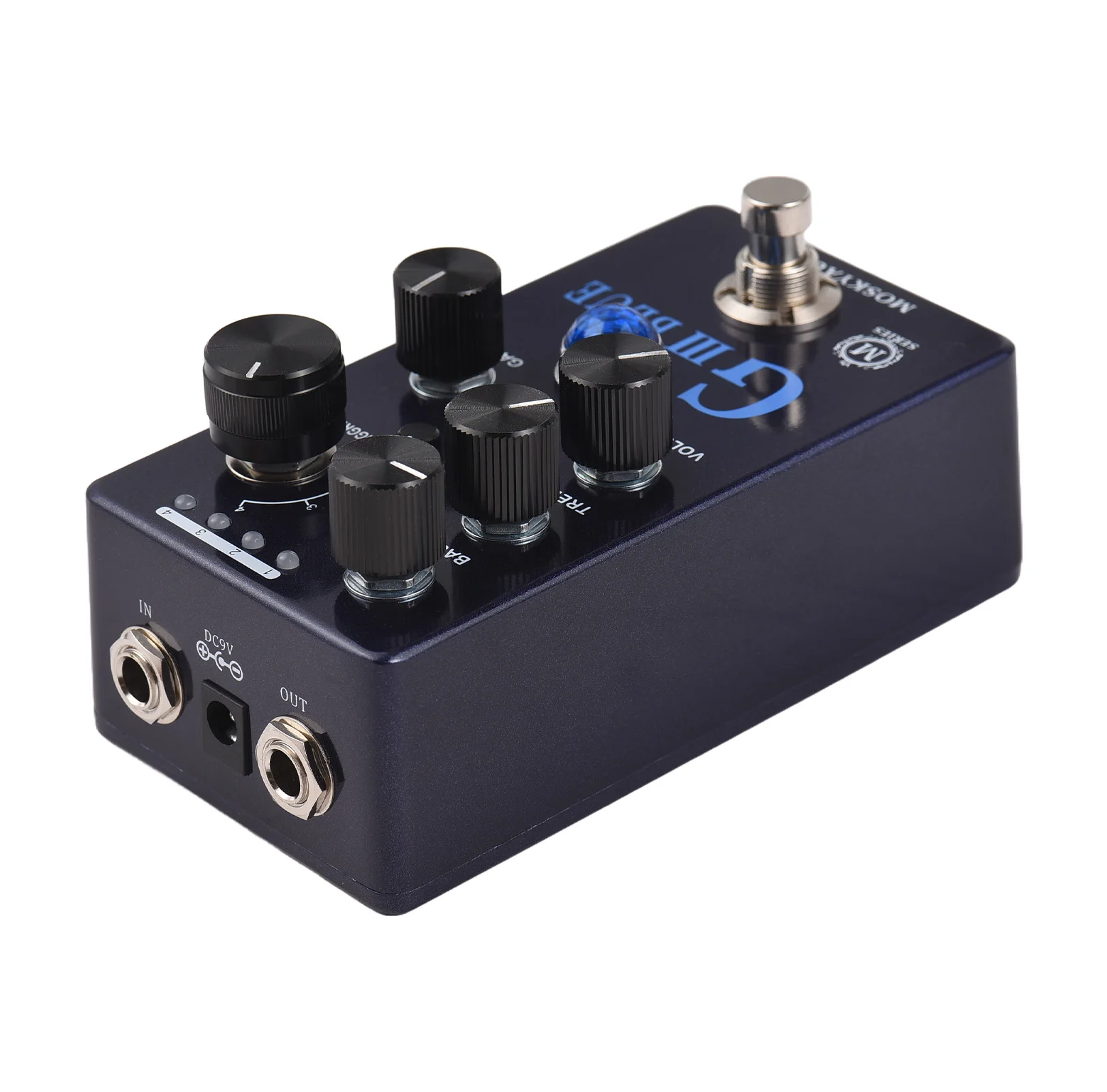 Guitar Effects Pedal G III BLUE Purple Channel Preamp/Overdrive/Distortion Pedal Guitar Bass Effect Pedal and Four Models