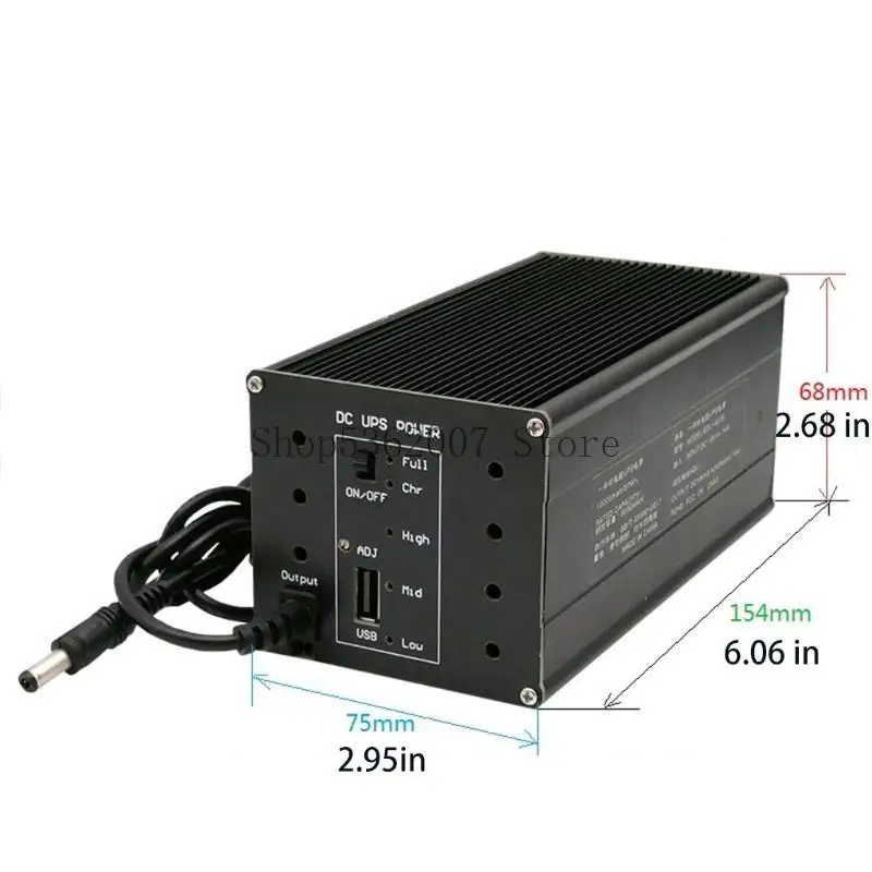 Universal USB 5V + 5,5x2,5 мм 12V-24V Настройка источника питания 15000 мАч 55,5WH для маршрутизатора модемом ноутбука планшет