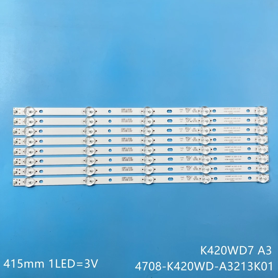 TV Lamps Kit LED Backlight Strips For TX-43DR300ZZ LED Bars 4708-K420WD-A3213K01LED Bands Rulers K420WD7 A3 2014-8-27