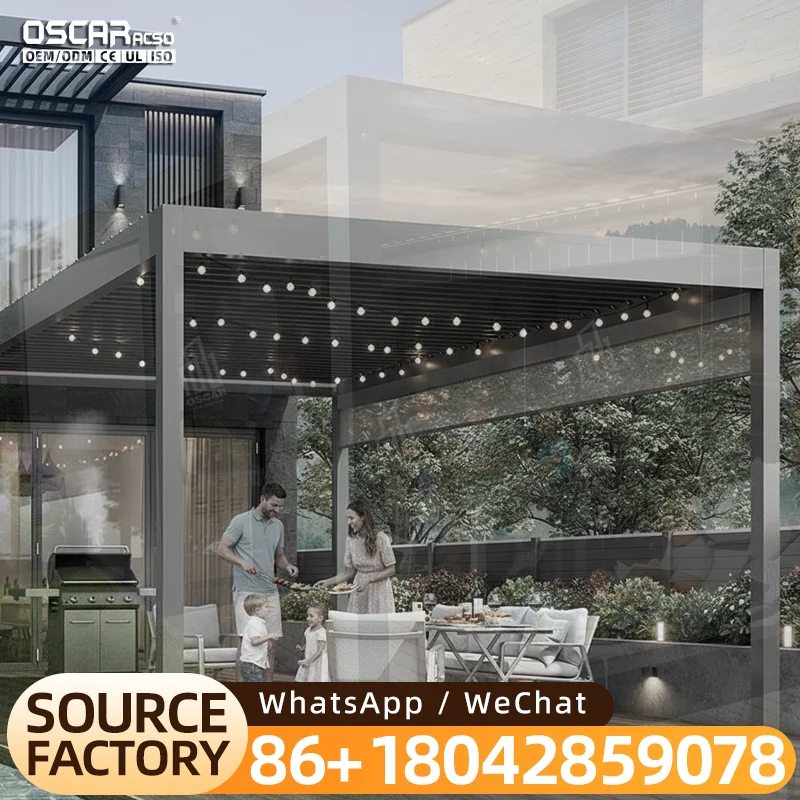 Top Selling Outdoor Louvered Structure for Garden Backyard and Patio pergola