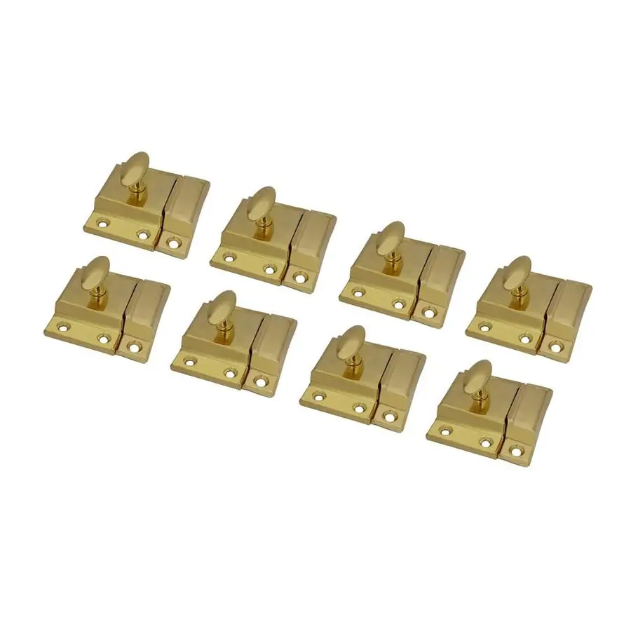 

Овальная защелка для шкафа, для тумб и другой мебели, большая, с латунным покрытием, 8 штук в упаковке