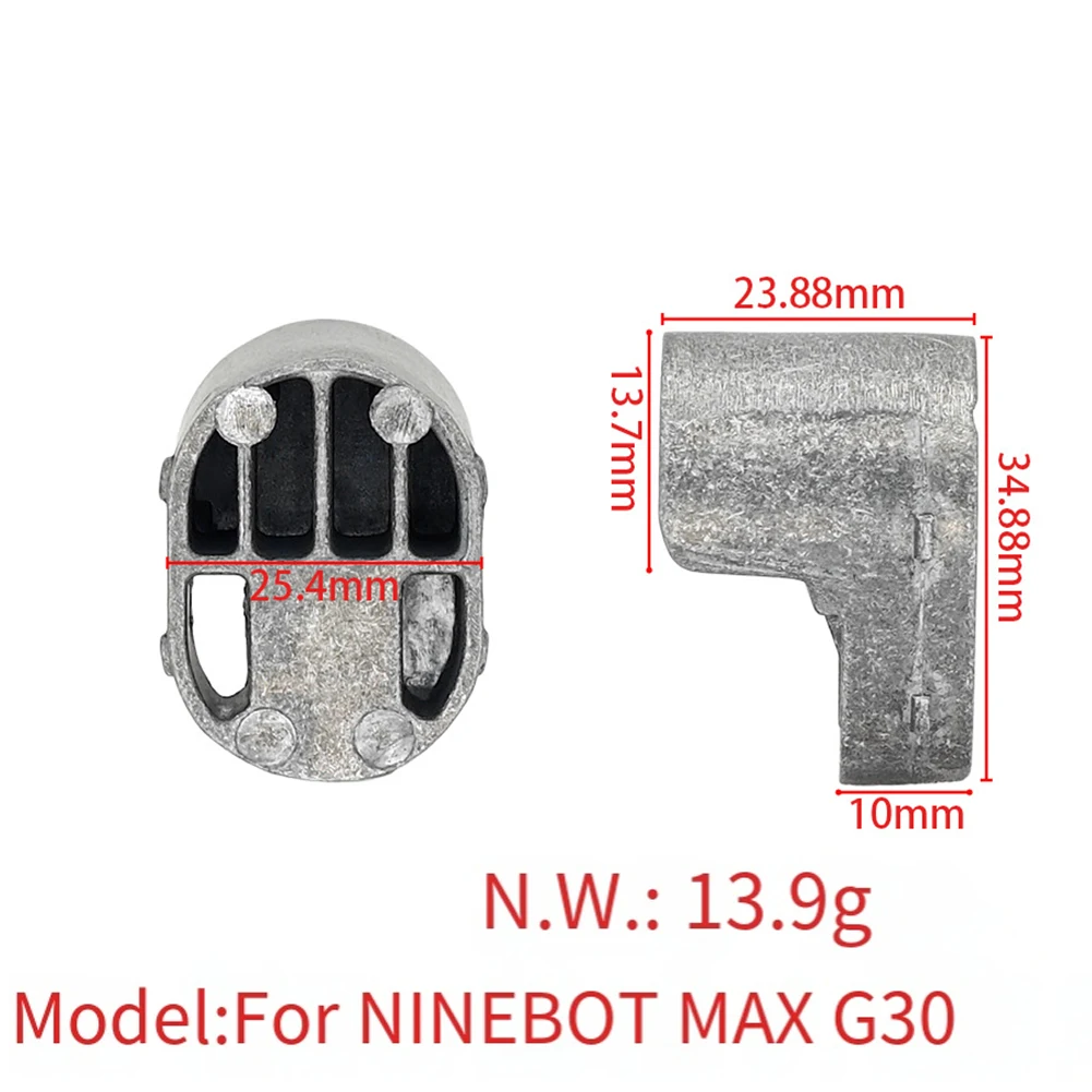 مشعاع المشتت الحراري من الألومنيوم لجزء استبدال إصلاح سكوتر الضوء الأمامي Ninebot Max G30 مع تبديد ممتاز للحرارة
