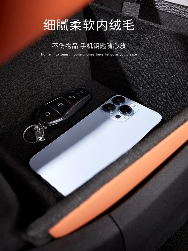 BYD Sealion 7 2025 Leather Foldable Center Console Organizer - Image 5