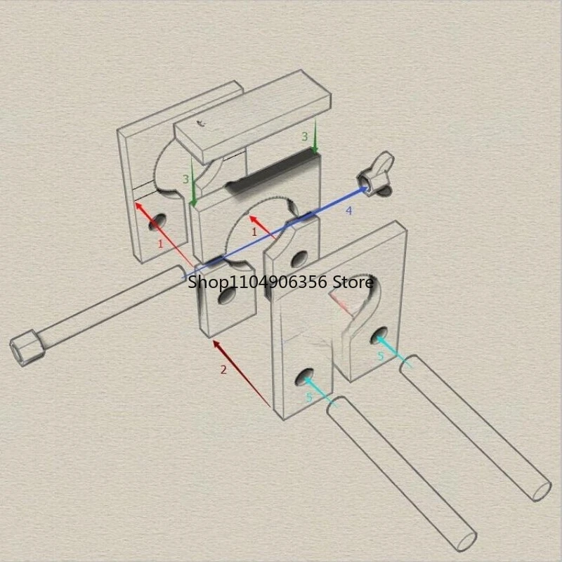 

Ant model, special tool for Gufan model, auxiliary fixture for hull sticking, series