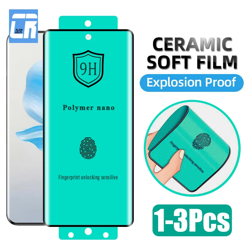 

3D Curved Ceramic Soft Film For Honor 100 90 80 70 60 50 30 pro plus Screen Protector for Honor X50 X40 X9A X9B Not Glass