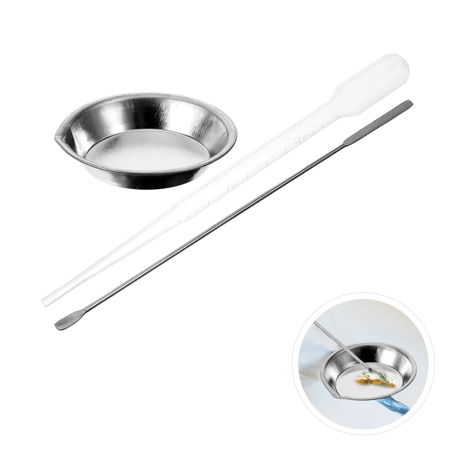 Paint Tray Painting Model Mixing Stirrers Stirring Rod Cup Stainless Steel Dropper Sticks