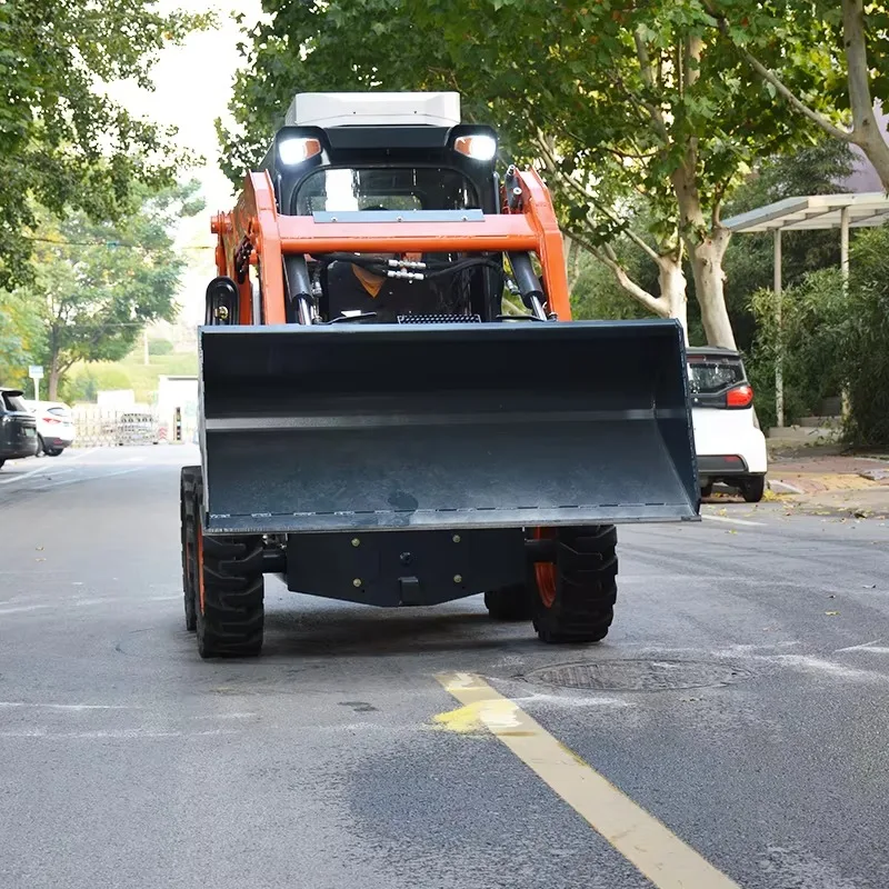 Deposit Price Mini Skid Steer Loaders Offer Reliable Operation High Efficiency in Excavation and Multi-functional Design For