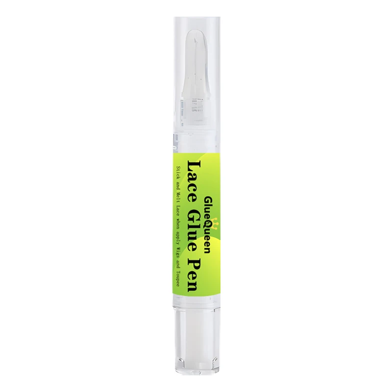 Kant Lijm Pen 5Ml Waterdichte Extra Sterke Groothandel Custom Label Van Kant Voorkant Pruik Lijm Voor Menselijk Haar Pruiken