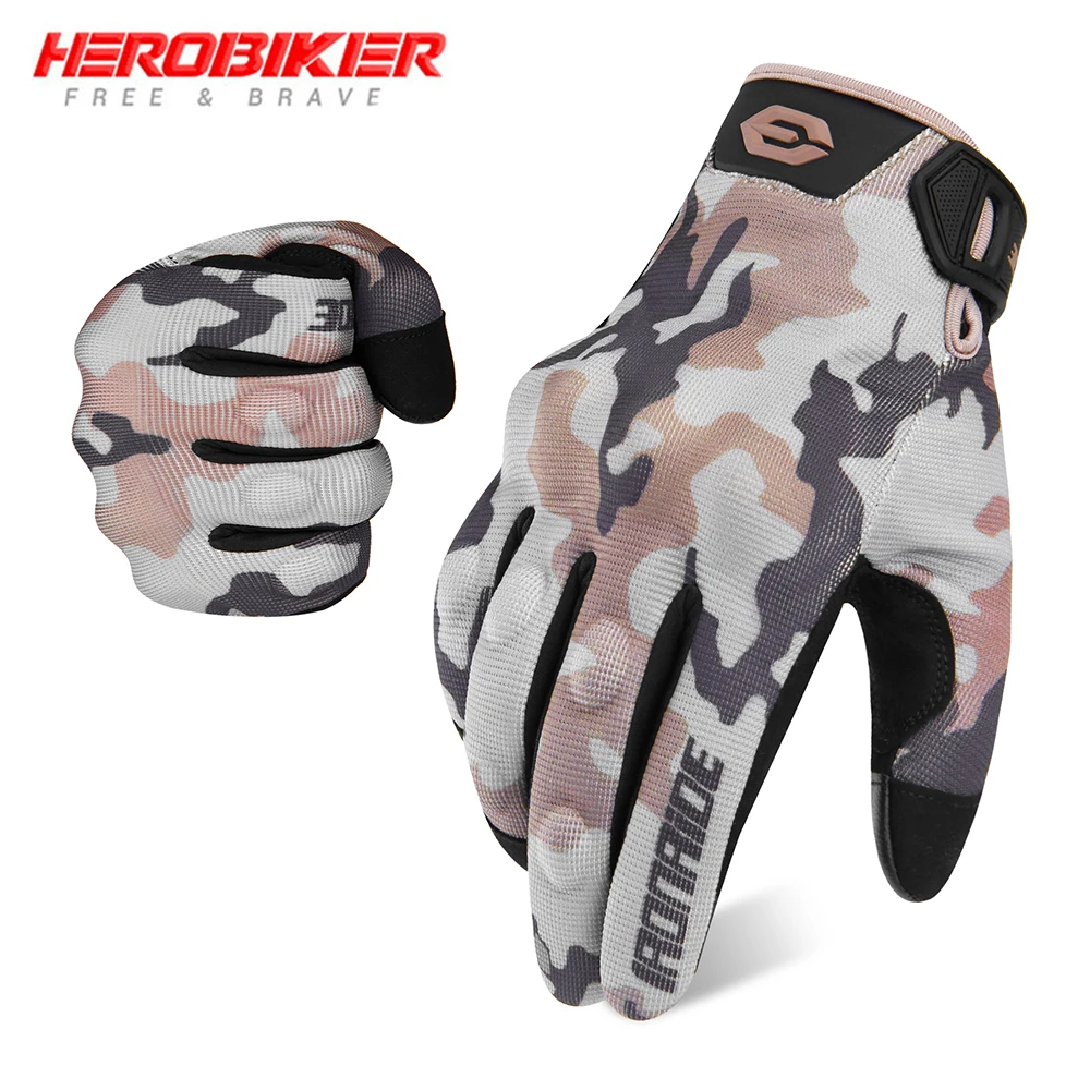 

Мотоциклетные уличные перчатки для верховой езды, износостойкие и устойчивые к царапинам тактические перчатки, защитные перчатки с сенсорным экраном и защитой от падения