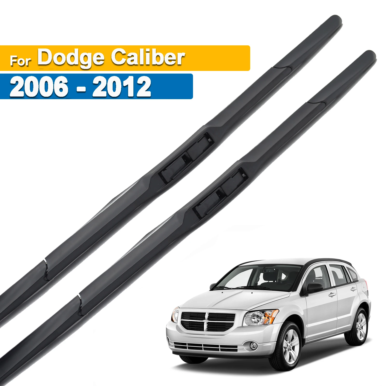 

Erick's Wiper Front Wiper Blades For Dodge Caliber 2006 - 2012 Windshield Windscreen Clean Window Car Rain Brushes 24"+17"