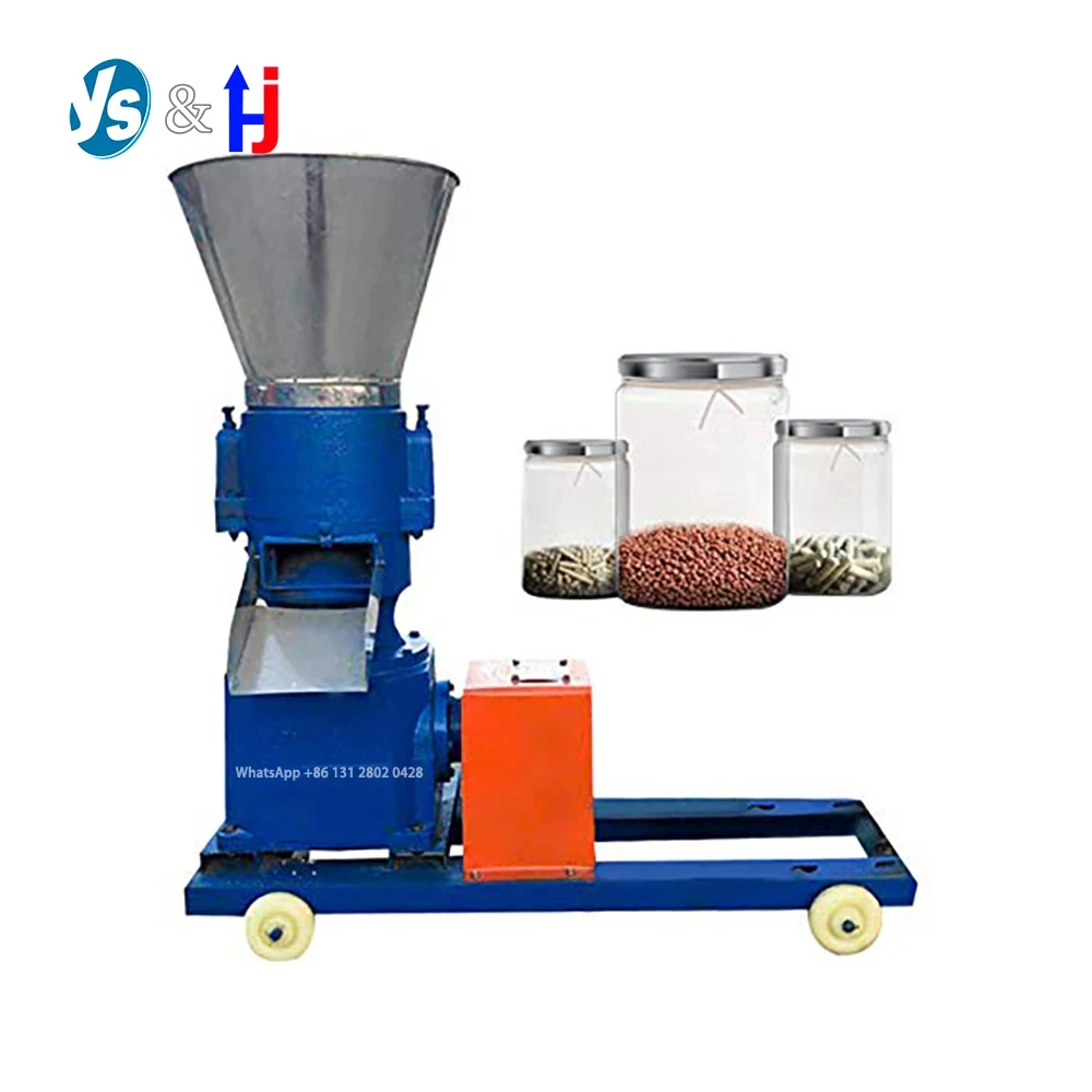 100-150kg/H Wet and Dry Feed Food Pellet Making Machine, Pellet Machine Feed Granulator, Animal Farming Feed Processor 220V/380