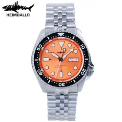 HEIMDALLR Skx007 Men Watch NH36 Movement Sharkey Ceramic Bezel 200M Waterproof Sapphire Automatic Mechanical Dive Watch for Men