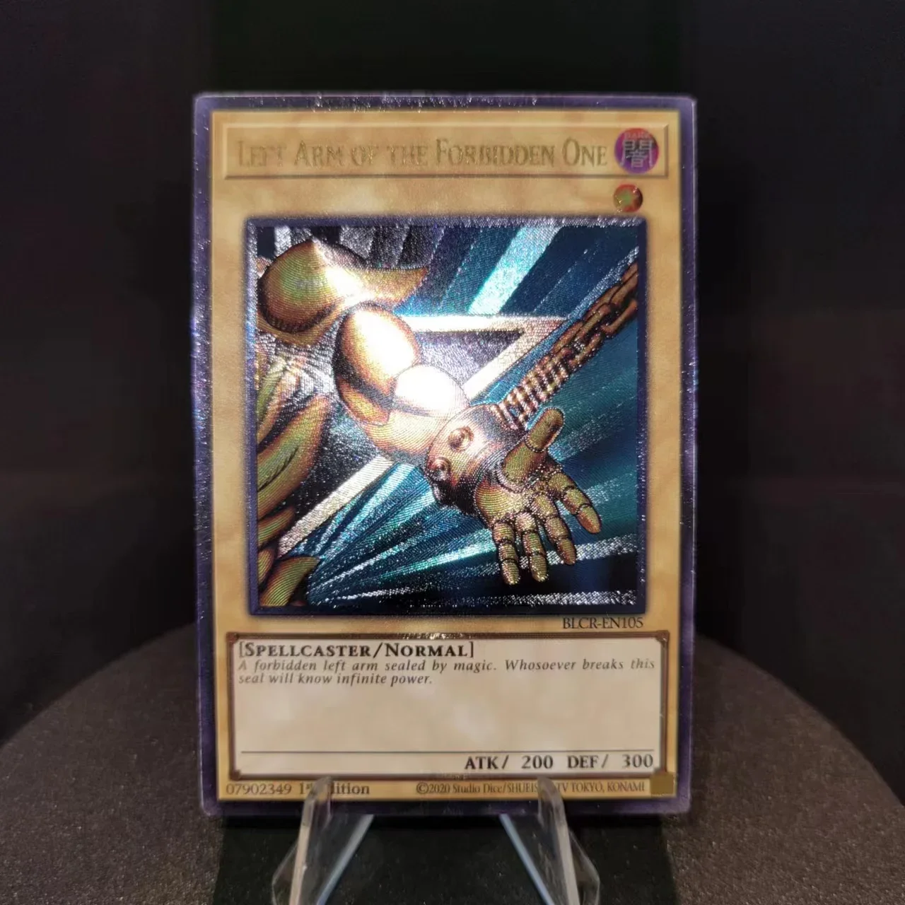 Yu-Gi-Oh UR BLCR-EN105 /Left Arm of the Forbidden One Children's Gift Collectible Card Toys (Not Original)