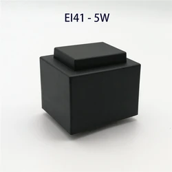 EI41 5W 5VA AC 220V To AC 9V 12V 15V Mini Sealed Type Plug In PCB Board 4P 2+2 Pin Power Single Phase Encapsulated Transformer