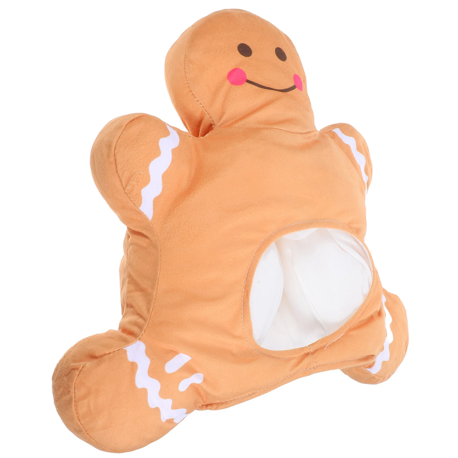 

Gingerbread Man Headdress Christmas Party Headwear Photo Props Creative Xmas Party Supplies Fun Holiday Costume Accessory